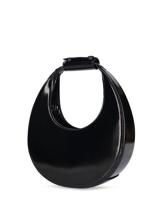 Staud Black Mini Handtasche Aus Leder "moon"