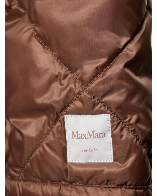 The Cube chaqueta de plumas Csoft Max Mara de color Brown