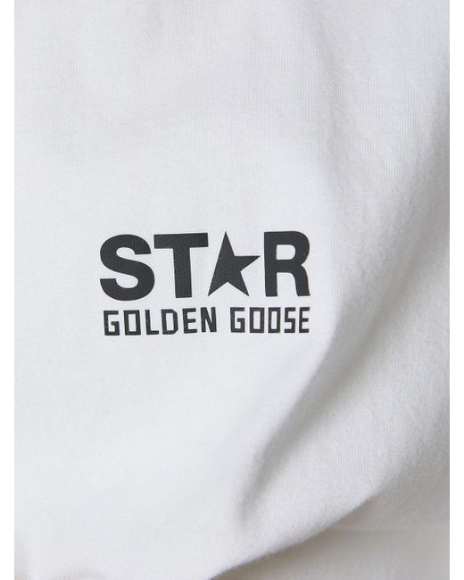 メンズ Golden Goose Deluxe Brand Big Star コットンtシャツ White