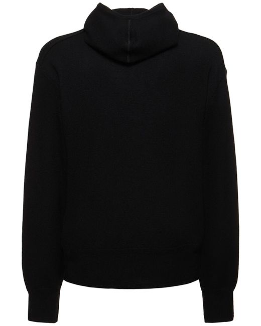 Burberry Black Half-zip Wool Sweater for men