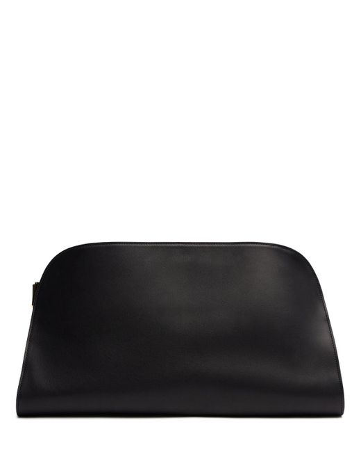 The Row E/w Margaux サドルレザークラッチ Black