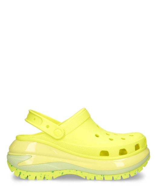 CROCSTM Yellow Classic Mega Crush Clogs