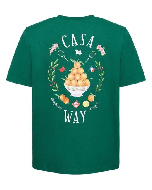 Casablancabrand Casa Way T-Shirt in Green für Herren