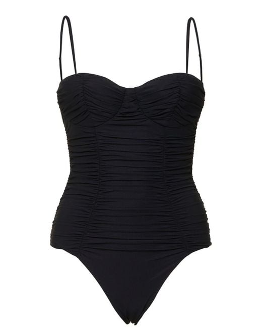Ermanno Scervino Black Onepiece Swimsuit