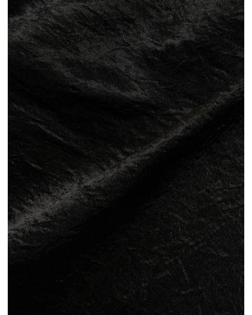 Falda midi de satén Acne de color Black