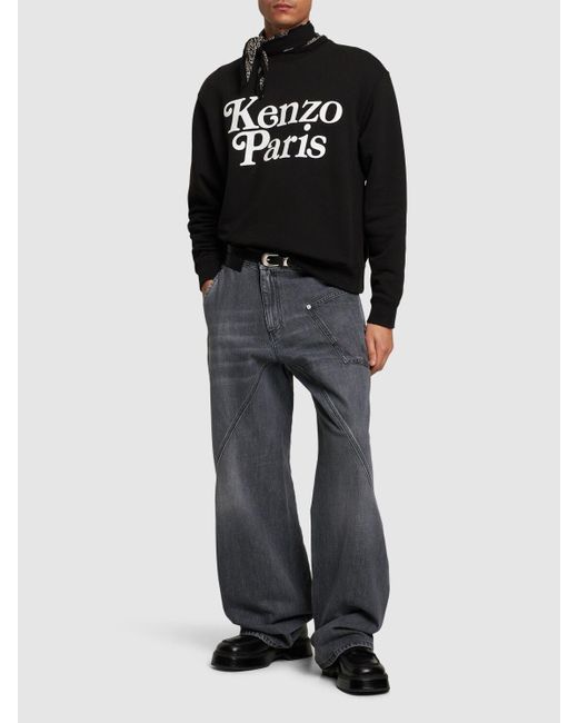 KENZO Black Kenzo By Verdy Cotton Sweatshirt for men