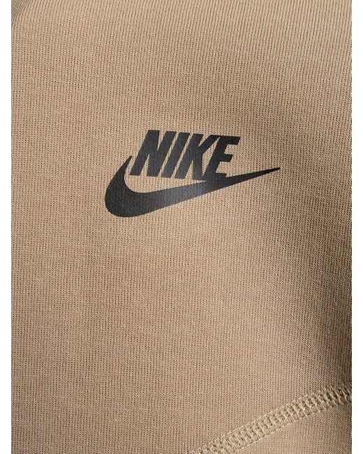 Sweat zippé en tech fleece à capuche windrunner Nike pour homme en coloris Natural