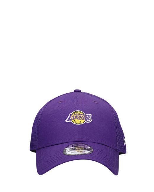 Cappello trucker la lakers 9forty di KTZ in Purple da Uomo