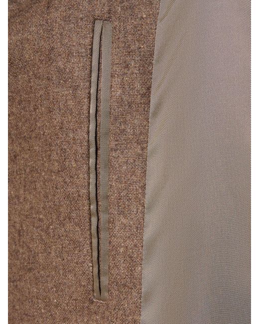 Trench-coat en laine mélangée Maison Mihara Yasuhiro en coloris Brown