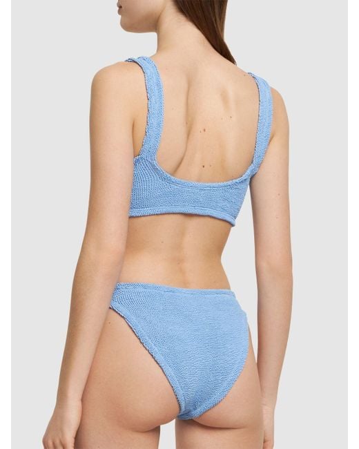 Hunza G Blue Xandra Bikini Set