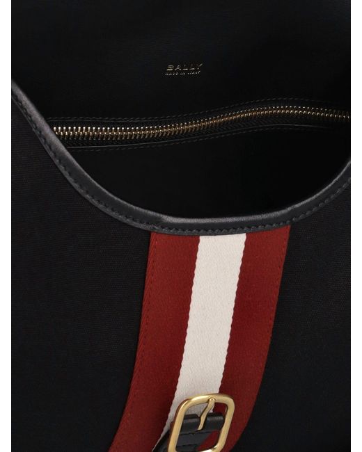 Beckett leather & cotton messenger bag di Bally in Black da Uomo