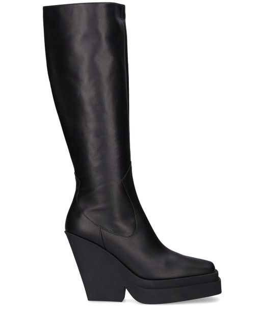 soft leather tall boots