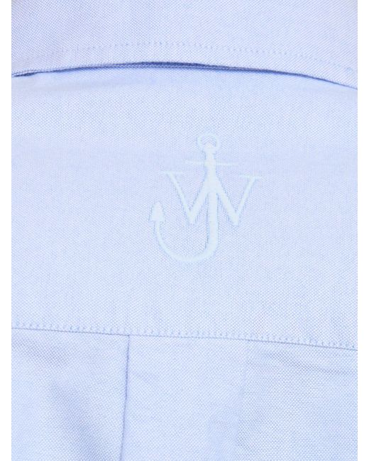 Chemise oversize en coton J.W. Anderson pour homme en coloris Blue