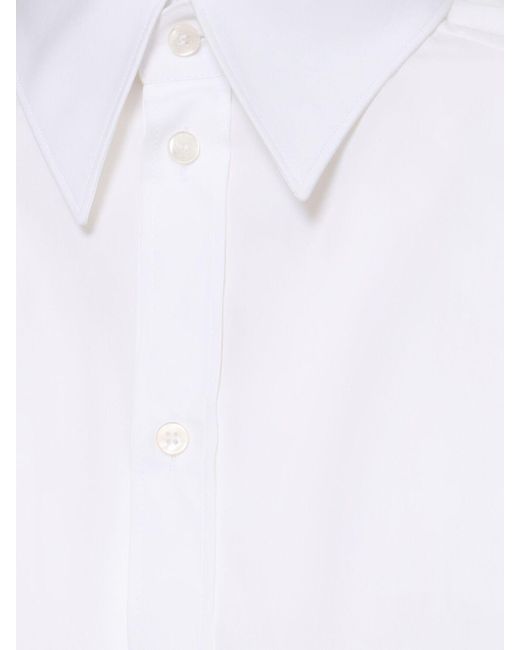 Dolce & Gabbana White Poplin Classic Shirt for men