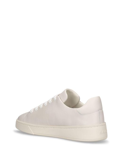 Bally White Reka Leather Low Sneakers for men
