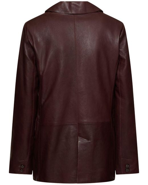 Forte Forte Brown Leather Blazer