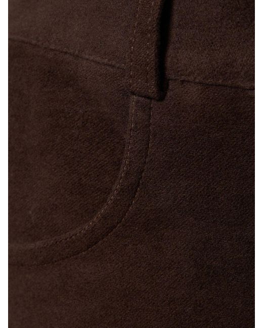 Pantaloni in cotone di Totême  in Brown