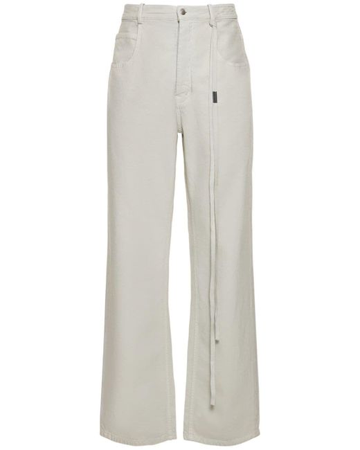Ann Demeulemeester Ronald Comfort Pants in White for Men | Lyst