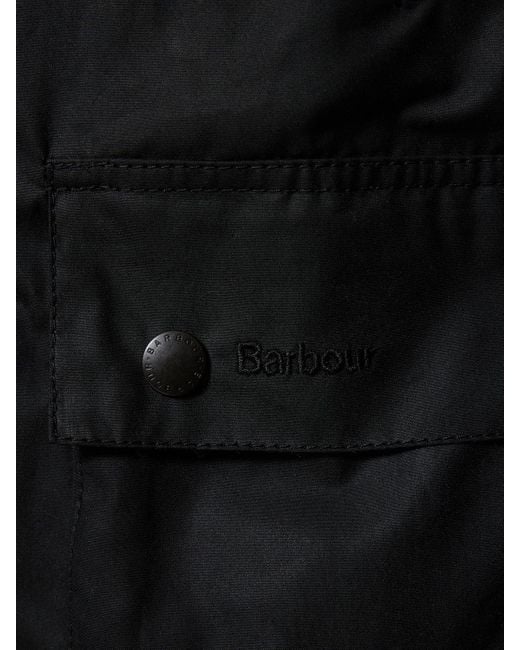 Veste en coton ciré ashby Barbour pour homme en coloris Black