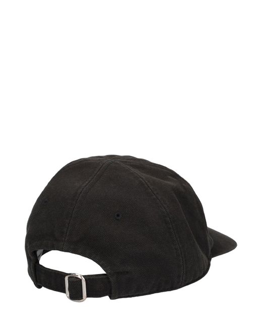Doublet Black Sd Card Embroidery Cotton Hat for men