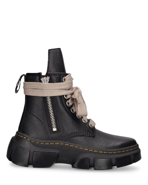 Dr. Martens Black 50mm Jumbo Lace Ankle Boots