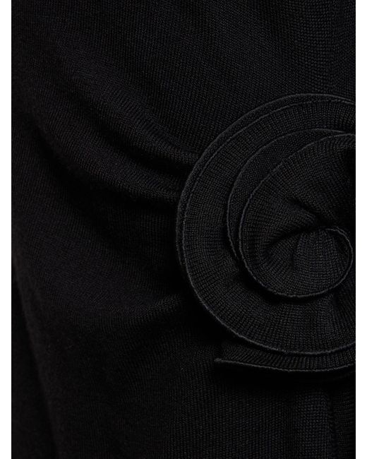 Vestito in maglia di lana e seta di Magda Butrym in Black