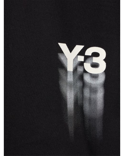 Camiseta manga larga Y-3 de hombre de color Black