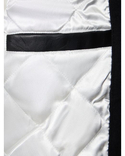 KTZ Black Mlb Ny Yankees Large Logo Varsity Jacket for men