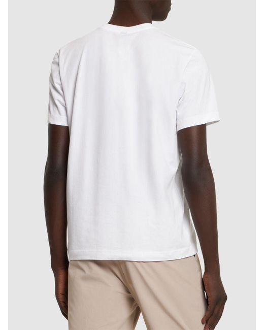 ALPHATAURI White Jero Printed T-shirt for men