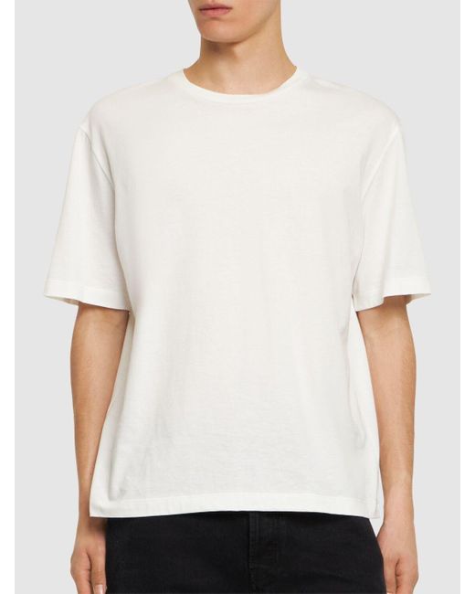 T-shirt errigal in jersey di cotone di The Row in White da Uomo