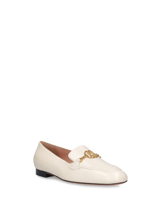 Bally Natural 10Mm Obrien Leather Loafers