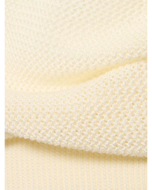 Polo manches courtes en mesh de coton Laneus pour homme en coloris Natural