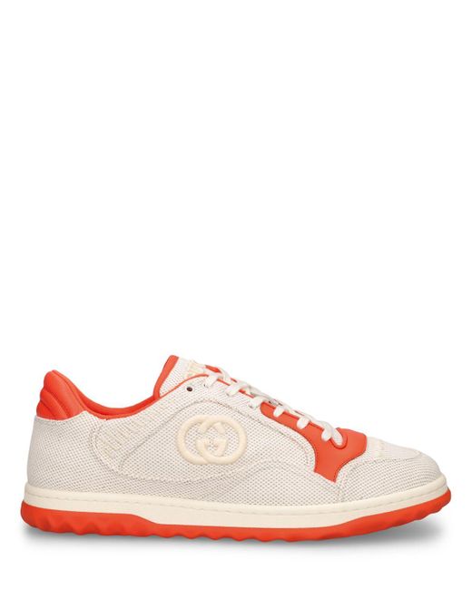 Gucci Pink Mac80 Leather Sneakers for men