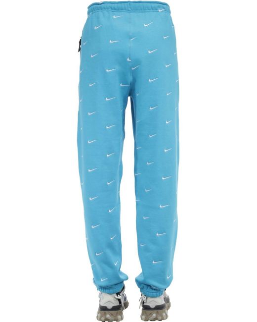 Nike Nrg Swoosh Logo Cotton Blend Pants 