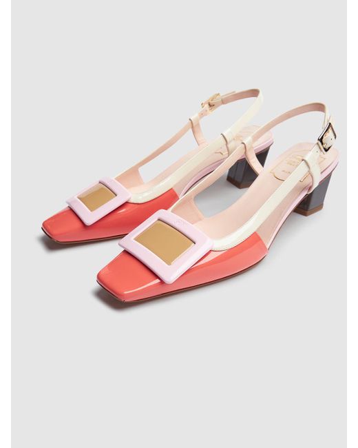 Roger Vivier Belle Vivier パテントレザーヒール 45mm Pink