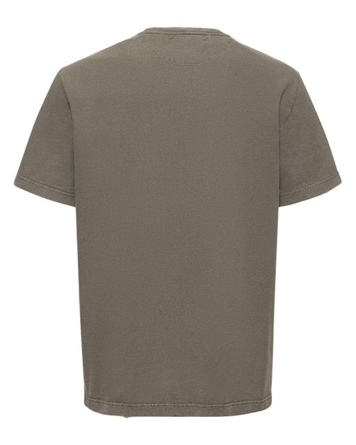 Golden Goose Deluxe Brand T-shirt Aus Baumwolljersey Mit Logo in Gray für Herren