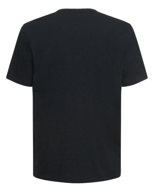 T-shirt precise luxe di Theory in Black da Uomo