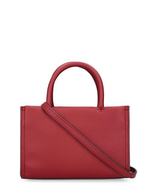 Tory Burch Red Mini Ella Top Handle Bag