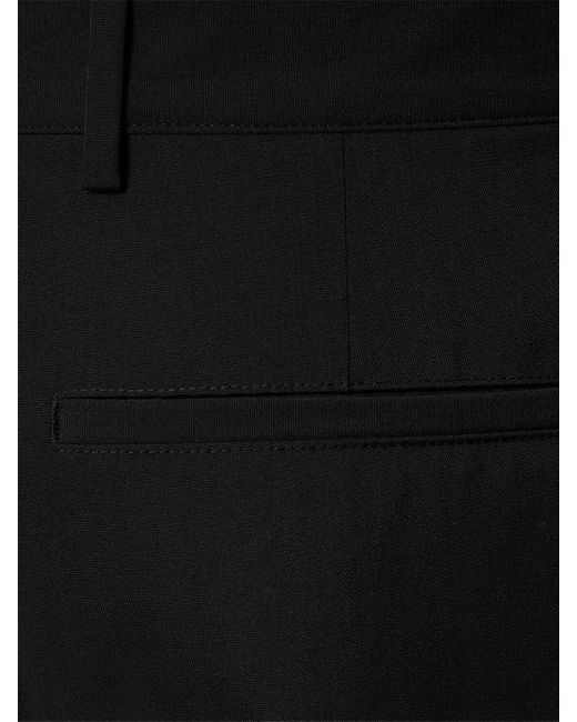 Pantaloni dritti leggeri pilos di Acne in Black da Uomo
