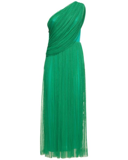 Maria Lucia Hohan Green Morgana Tulle Midi Dress