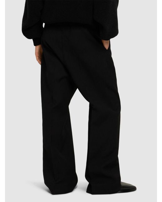 Pantalon large en coton mélangé à plis Fear Of God pour homme en coloris Black