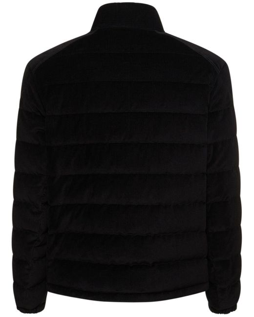 Moncler Black Rochebrune Cotton Down Jacket for men
