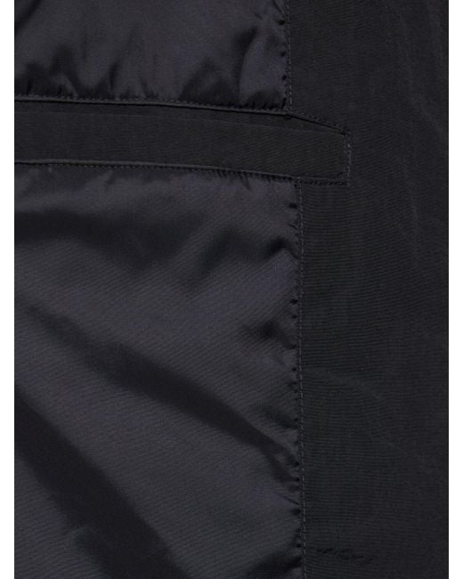 KENZO Black Tiger Print Nylon Coach Jacket for men