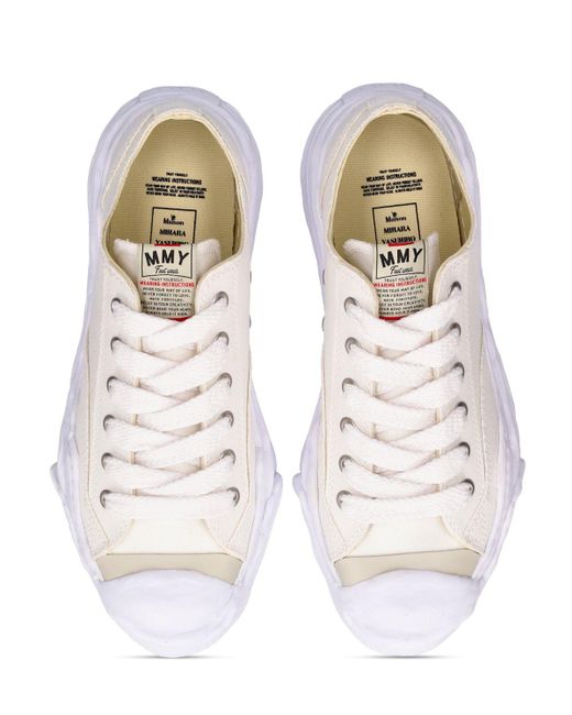 Maison Mihara Yasuhiro White Original Sole Toe Cap Sneakers for men