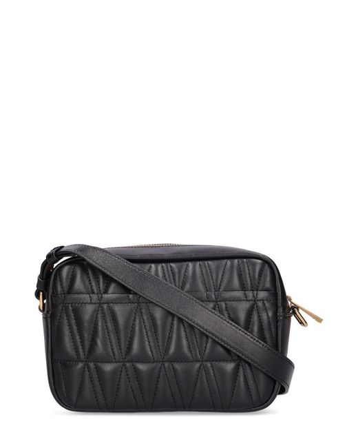 Versace Quilted Leather Camera Bag in Black Lyst