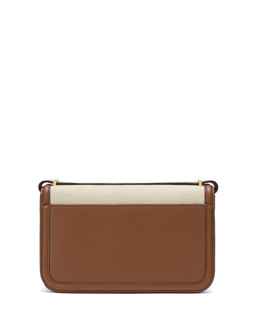 DeMellier London The Paris Crossbody Canvas Bag Natural