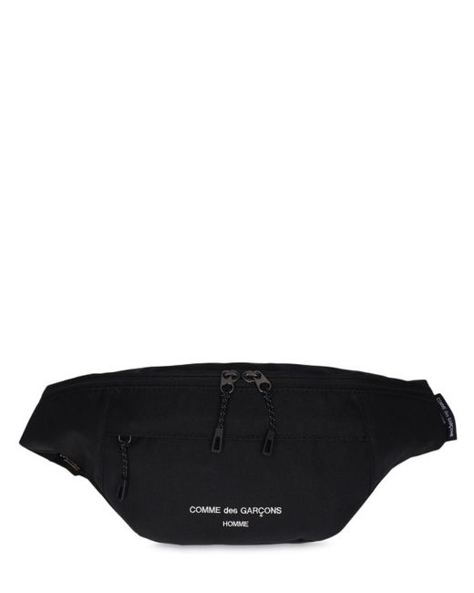 Comme des Garçons Black Cordura Logo Belt Bag for men