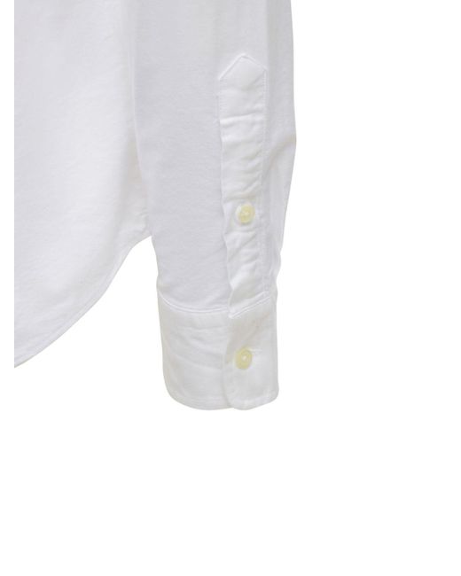 Polo Ralph Lauren White Kendall Cotton Poplin Shirt