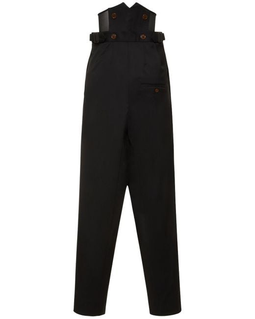 Pantaloni vita alta macca di Vivienne Westwood in Black