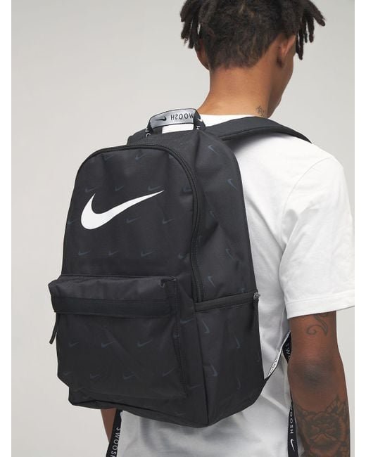 Nike Black Swoosh Heritage Backpack for men